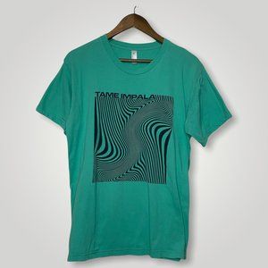 American Apparel Tame Impala T-shirt Size L Green